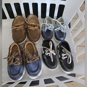 Janie And Jack Bundle Baby Boy Boat Leather Shoes